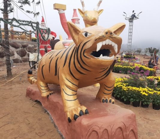 Cười đau bụng với tạo hình linh vật Hổ ở các địa phương