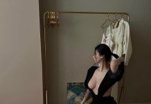 Người đẹp xứ Hàn diện bộ váy “lả lơi như sắp rơi” của khiến nhiều người đỏ mặt Người đẹp xứ Hàn