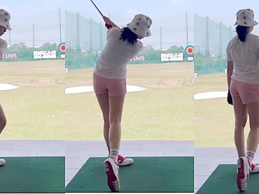 Hot girl Trâm Anh mặc quần “thảm họa phòng gym” đi chơi golf gây tranh cãi Hot girl Trâm Anh mặc quần thảm họa