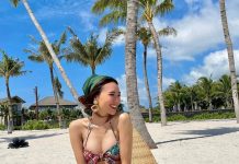 Lan Ngọc “chiếu tướng” vòng 1 vào camera khiến fan “đứng hình”